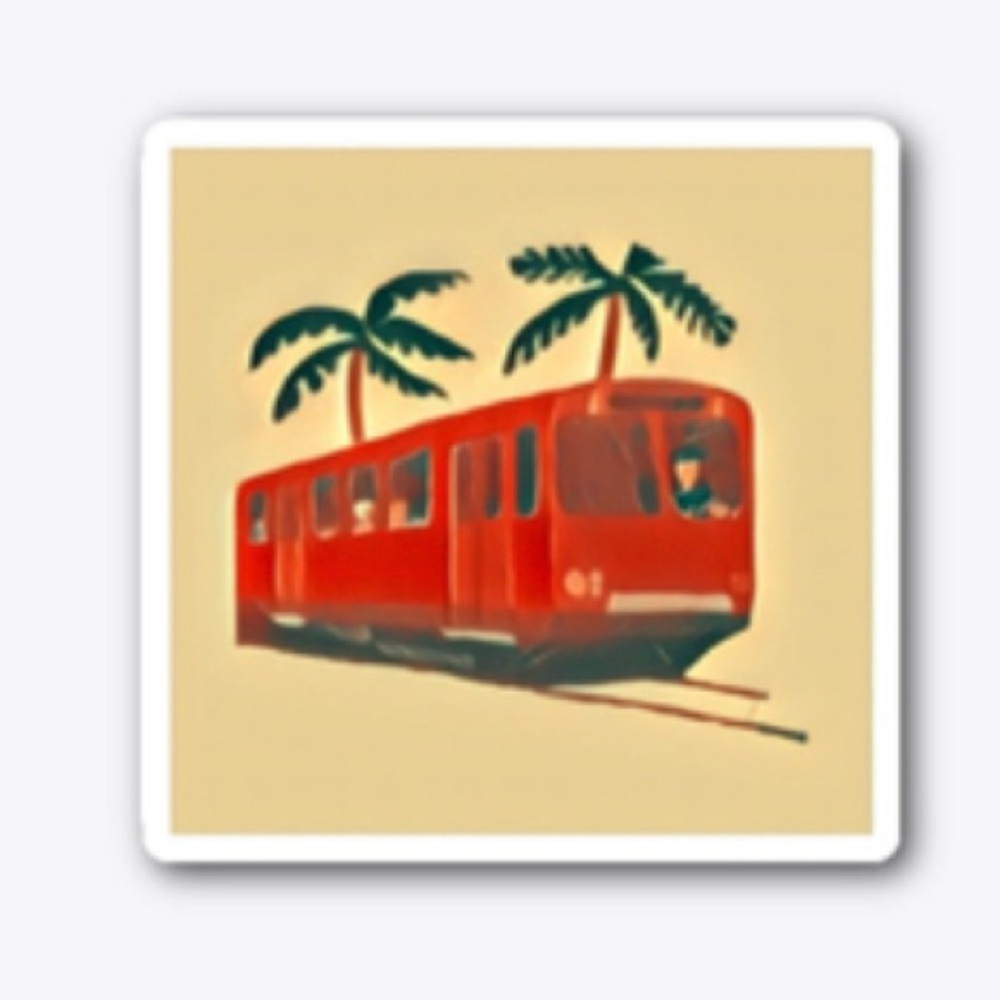 Trolley sticker